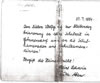 1954 Abschiedsbrief an einen Auswanderer