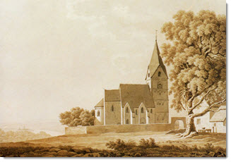 Die Feldkirche um 1830