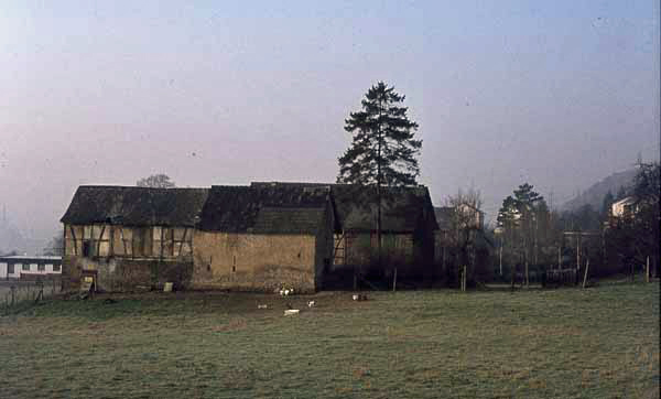 Ehemalige Ackermühle in Gönnersdorf (heute: Neuwied-Feldkirchen) vor 1980