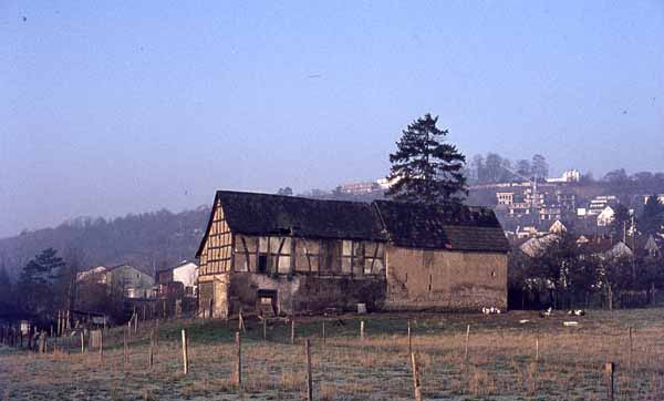 Ehemalige Ackermühle in Gönnersdorf (heute: Neuwied-Feldkirchen) vor 1980