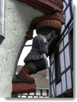 Das Backesmännchen an der Unteren Mühle in Fahr am Rhein