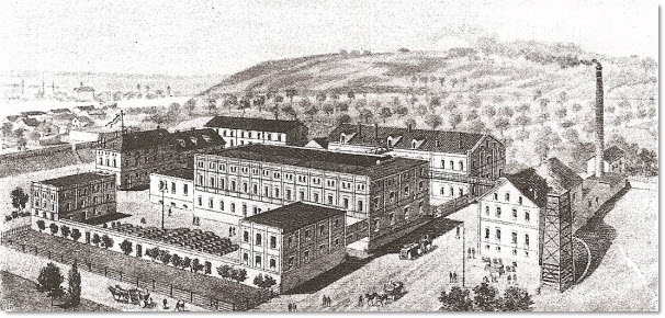 1911 Ansicht der Fabrik