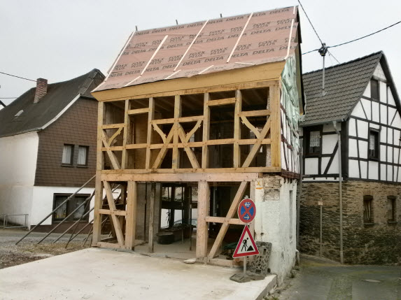 Untere Mühle in Fahr Zimmereiarbeiten